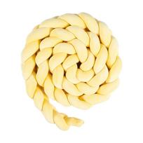 Šiaurietiško stiliaus kūdikio lovytės apsauginis čiužinukas su rankomis pintomis juostelėmis moderniam vaikų kambario dekorui 1M