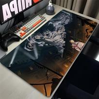 Mousepad Anime Aattack On Titan Levi Ackerman Mouse Pad Anti Slip Rubber Edge Locked Thickened Laptop Gaming Desk Mat 800x300x2mm