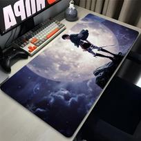 Mousepad Anime Aattack On Titan Levi Ackerman Mouse Pad Anti Slip Rubber Edge Locked Thickened Laptop Gaming Desk Mat 800x400x2mm
