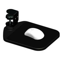 FUGEST Armrest, Mouse Table, Wrist Rest Clamp Type, 360° Rotation, Hard Plastic, Under-Table Armrest for Computer Desks black