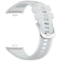 Originalus silikoninis dirželis „Redmi Watch 6 5 4“ išmaniajam laikrodžiui, „Xiaomi Mi Band 8Pro/9Pro“ apyrankė, laikrodžio dirželis, sportiniai aksesuarai, pakeitimas skaidri/balta