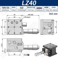 Z-axis Precision Linear Slide - Micro-adjustable Horizontal Lift Platform for Optical Experiments