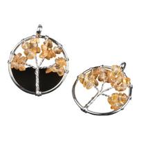 Pakabukas Gyvybės medis,  Dark Citrine (one)