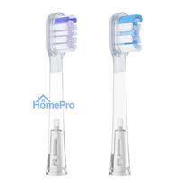 Toothbrush heads Hoco HP64 1x soft 1x hard white