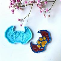 raktų pakabukas, 1pc Angel Dog Paw/Cat Paw Mold