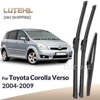 For Toyota Corolla Verso 2004-2009 2005 2006 2007 2008 Wiper Front & Rear Wiper Blades Windshield Windscreen Window 26 +16 +11 Corolla Verso