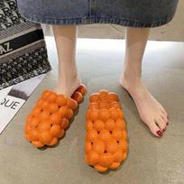 New Women Bubble Slides Eva Slippers Men Shoes Indoor Home Beach Sandals Outdoor Soft Platform 42-43 white