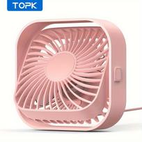 Stalo ventiliatorius USB, rožinis