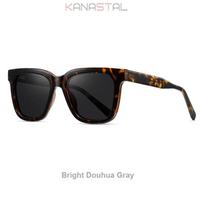 Men Women Polarized Sunglasses UV400 Square Acetate Eyeglasses Frames Anti Glare Goggles Fishing Cycling Hiking Camping Sports