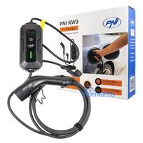 PNI KW3 16A 3.5KW portable charger for electric cars 230V, single-phase, Type 2 connector, waterproof