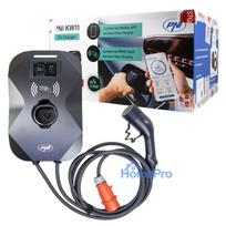 PNI KW11 16A 11KW charging station for electric cars 380V - 440V three-phase, Type 2 connector, display, card, BT, contr