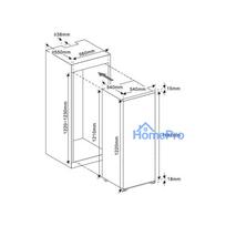 MPM MPM-185-CJI-18 combi-fridge Built-in 181 L E White