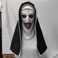 Helovino Baisi Vienuolės Kaukė The Conjuring 2 Filmo Rekvizitas Siaubo vakarėlio Aksesuaras Didmeninė prekyba gray