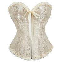 Moteriškas korsetas Vestuvinis apatinis trikotažas Vestuvinė suknelė Su užtrauktuku Korsetas Liemenė Court Formos apranga pilvą sutraukiantis korsetas Bustier S black
