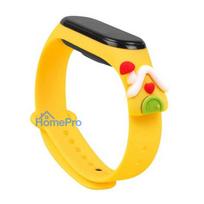 Fusion Accessories Xiaomi Mi Band 5 / 6 Yellow Xmas House