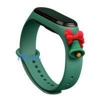 Fusion Accessories Xiaomi Mi Band 5 / 6 Green Xmas Bell