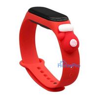 Fusion Accessories Xiaomi Mi Band 3 / 4 Red Xmas Glove