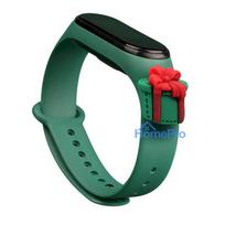 Fusion Accessories Xiaomi Mi Band 3 / 4 Green Xmas Present