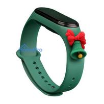 Fusion Accessories Xiaomi Mi Band 3 / 4 Light Green Xmas Bell
