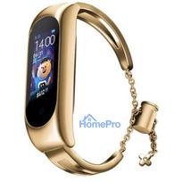 Fusion Accessories Xiaomi Mi Band 3 / 4 / 5 / 6 Gold Metal Bracelet