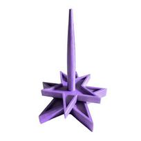 Siūlų laikiklis nėrimui, mezgimui, 3D spausdintas žvaigždės formos siūlų suktukas, besisukantis siūlų kamuolių dozatorius, stovas nėrimo mėgėjams