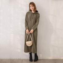 Autumn Winter Women Oversize Hoodies Elegant Lady Long Sweatshirts Casual Loose Vintage Korea Dress Solid XXL žalia