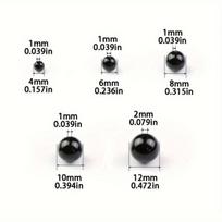 Karoliukai Helovyno, 50 vnt, 12mm Apie 30vnt