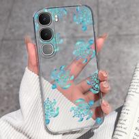 For Vivo Y31 Pro Y31D Y31S Phone Cover Pink Star Lightweight Clear TPU Silicone Protective Case For Vivo Y 31 Durable Shell Capa vivo Y31 (5G) 2025 blue