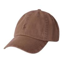 Polo Ralph Lauren Pony Six-Panel Construction Cotton Cap Men's Brown 710980231502 ruda