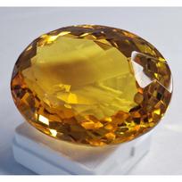 Beautiful Orange Topaz Natural Oval Cut 203-205 Ct Certified Loose Gemstone oranžinė