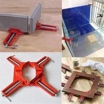 90 Degrees Angle Clamp Right Angle Woodworking Frame Clamp DIY Glass Right Angle Clamps Toggle Clamp for Woodworking 21x9.5cm blue