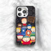 Juokingas S-South-Park mielas telefono dėklas, skirtas iPhone 16 17 15 14 12 13 Pro Max, juodos spalvos, smūgiams atsparus dangtelis iPhone16e