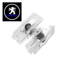 2Pcs Led Car Door Laser Light Logo Projector Welcome Lights Auto Accessory For Peugeot 308 GTI 207 208 3008 307 406 407 106 5008