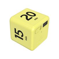 LED Display Cube Timer 15/20/30/60 min Time Management Kitchen Timer Gravity Sensitive Adjustable Countdown Timer Study Session geltona