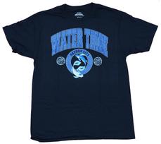 Avatar the Last Airbender Adult New T-Shirt Water Tribe Harbor City Logo Front M blue