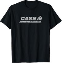 Unisex shirt Cotton Oversize Large Size Case IH Distressed Logo T-Shirt M gray