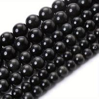 Obsidiano karoliukai, 8mm/0.31in(45-48pcs)