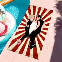 G-Grease-S Towel Microfiber beach towel, quick-dry, sand-free, ultra-fine fiber, super soft. 100X50CM black