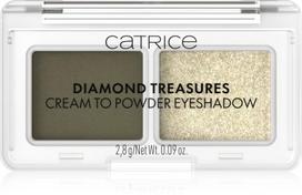 Akių šešėliai Catrice Diamond Treasures Cream To Powder, 2.8 g, olive twinkl 040