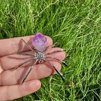 Agato voro dekoracija, Amethyst Cluster Spider