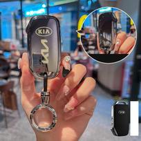 Automobilio nuotolinio valdymo pultelio dėklas Priedai Kia KN GT Line Cerato Forte Seltos K3 K5 Sportage R Stinger Sorento Ceed Niro f44 Soul Telluride pink