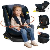 Lionelo Bastiaan Plus i-Size Blue Navy automobilinė kėdutė 40–150 cm, 360° pasukama, ISOFIX, Top Tether
