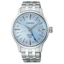 SEIKO Automatinis/Rankinis Mechaninis Ciferblatas Nerūdijančio Plieno Apyrankė Laikrodis 40,5 mm Vyriški Laikrodžiai SSK037J1 Blue Dial white