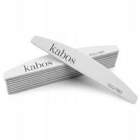 Kabos Dvipusė Pusmėnulio Dildė 10 x Half-Moon Nail File 100/180, Profesionali, Teflono danga, Universalus