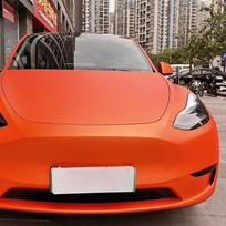 Metalinės Matinės Satino Ledo Oranžinės Spalvos Automobilio Plėvelės Lipdukai Spalvą Keičianti Vinilinė Plėvelė Be Oro Burbuliukų Automobilio Apvyniojimo Lipdukas Auto Aksesuarai 10x152cm red