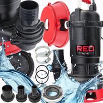 Panardinamas siurblys su smulkintuvu 750 W – RED Technic