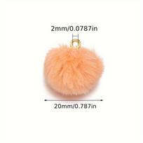 Kailio pomponai,  Rose Red (20pcs)