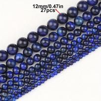 Akmenukai tigro akis, 12mm about 27pcs