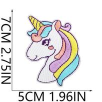 Vienaragis Corolla Siuvinėjimo Audinio Lipdukas Fantazijos Skraidantis Arklys Pleistras Lipdukas Krepšio Puošmena Sagė Berniukas Vaivorykštės Deimanto Siuvinėjimo Etiketė no. 3_3 pieces white