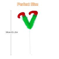 Santa Claus Elf Leg Greenwich Green Artificial Legs Christmas Tree Fun Decoration Christmas Day Party Home Atmosphere Decoration green